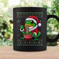 Christmas Frog Eating Ramen Ugly Christmas Sweater Coffee Mug Gifts ideas
