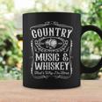 Country Music And Whiskey Divertente Bourbon Che Dice Scotch Regalo Tazze Ideas de regalos