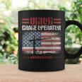 Crane Operator Union Patriotic American Flag Coffee Mug Gifts ideas