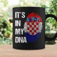 Croatian Flag Dna Fingerprint Croatia Tassen Geschenkideen