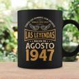 Cumpleaños Hombre Regalos Las Leyendas Agosto 1947 Taza de café Ideas de regalos