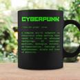 Cyberpunk Word Definition Cyberpunk Taza de café Ideas de regalos