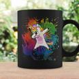 Dabbing Unicorn Rainbow Tie Dye Splatter Cute Dab Trendy Tazze Ideas de regalos
