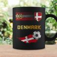 Denmark Football Pride Danish Flag Football Retro Jersey Tassen Geschenkideen