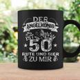 Der Angelkönig Ist 50 Jahre Birthday Fishing & Beer Fisherman S Tassen Geschenkideen