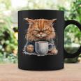 Divertente Con Gatti Arrabbiati E Caffè Tazze Ideas de regalos