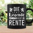 Die Legende Geht In Rentner The Legend Goes Tassen Geschenkideen