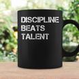 Discipline Beats Talent Tassen Geschenkideen