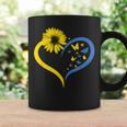 Donna Amore Cuore Ucraina Girasole Ucraina Farfalla Tazze Ideas de regalos