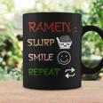 Donna Ramen Slurp Smile Repeat Giappone Kawaii Giapponese Tagliatelle Regalo Con Collo A Tazze Ideas de regalos