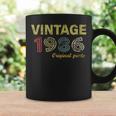 Donnaintage 1986 38 Compleanno Regalo 38 Anni Donna Uomo Con Collo A Tazze Ideas de regalos