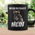 Before Du Fragst Nein Dog Frenchie French Bulldog Tassen Geschenkideen