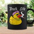 Duck Life Gangster Quietscheente Lustiges Ente Tassen Geschenkideen