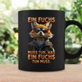 Ein Fuchs Muss Tun Was Fuchs Don Muss Füchse Tassen Geschenkideen