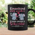 Einzelkind Ich Werde Eine Große Schwester 2025 Elefante Tazze Ideas de regalos