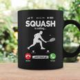El Squash Está Llamando Tengo Que Ir Al Tenis Hobby Squash Taza de café Ideas de regalos