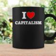Me Encanta El Capitalismo Taza de café Ideas de regalos