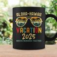 Family Vacation 2025 Aloha Hawaii Hawaiian Summer Matching Coffee Mug Gifts ideas