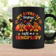 My Favorite Turkeys Call Me Lunch Lady Thanksgiving Turkey Coffee Mug Gifts ideas