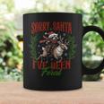 Sorry Santa I’Ve Been Feral Raccoon Riding Horse Xmas Coffee Mug Gifts ideas