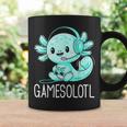 Gamesolotl Kawaii Axolotl Gamer Anime Coffee Mug Gifts ideas