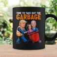 Garbage For Trump 2024 Time To Take Out Garbage Biden Coffee Mug Gifts ideas