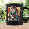 Gatto Samurai Giapponese Che Suona Il Basso Tazze Ideas de regalos