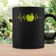 Green Apple Fruit Heartbeat Ecgegan Tassen Geschenkideen