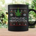 Happy Highnachten Ugly Christmas Hemp Marijuana Tassen Geschenkideen