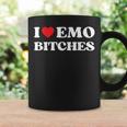 I Heart Emo Es Quote Red Heart Emo Girl Style Tassen Geschenkideen