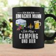 Ich Bin Einfach Mann Ich Mag Camping Und Bier Camperan S Tassen Geschenkideen