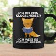 Ich Bin Kein Klugscheißer Ich Weiß Es Wirklich Besser Saying Tassen Geschenkideen