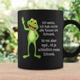 Ich Habe Nicht Alle Masse Im Schrank Frosch Ich Habe Nicht Alle Tassen Tassen Geschenkideen