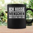 Ich Hasse Menschen Aber Steine Mag Ich For Sarcasm Fans Tassen Geschenkideen