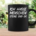 Ich Hasse Menschen Steine Sind Ok Sarcasmus Humour Tassen Geschenkideen