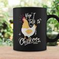 Ich Rede Mit Hühnern Pollo Coop Farmer Uova Pollo Regalo Tazze Ideas de regalos