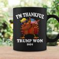I'm Thankful Trump Won Thanksgiving Trump Autumn Turkey 2024 Coffee Mug Gifts ideas