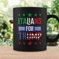 Italiani Per Trump Pro Trump Italiano Supporter Tazze Ideas de regalos