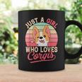 Just A Girl Who Loves Corgis Cute Corgi Dog Girl Coffee Mug Gifts ideas