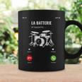 La Batterie M'appelle Idée Cadeau Drôle Musicien Batterie Tasse Idées cadeaux