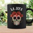 La Jefa Sugar Skullêtements Mexicain Dia De Los Muertos Dead Tasse Idées cadeaux