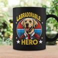 Labradorable Hero Labrador Retriever Con Grafica Divertente Tazze Ideas de regalos