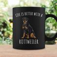 Laita È Migliore Con Un Cane Rottweiler Tazze Ideas de regalos