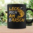 Leck Mich Doch Am Barsch Fischer Angler Sayings Father's Day Tassen Geschenkideen