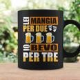 Lei Mangia Per Due Io Bevo Per Tre Papà Tazze Ideas de regalos