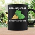 Lieblingssport Rübransport Tassen Geschenkideen