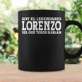 Lorenzo Nombre Gracioso Diciendo Lorenzo Taza de café Ideas de regalos