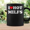 I Love Hot Milfs I Red Heart Love Milf Women Taza de café Ideas de regalos