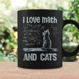I Love Math And Cats Cat Lover Science Teacher Student Coffee Mug Gifts ideas