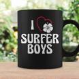 I Love Surfer Boys For Surfing Girls Coffee Mug Gifts ideas